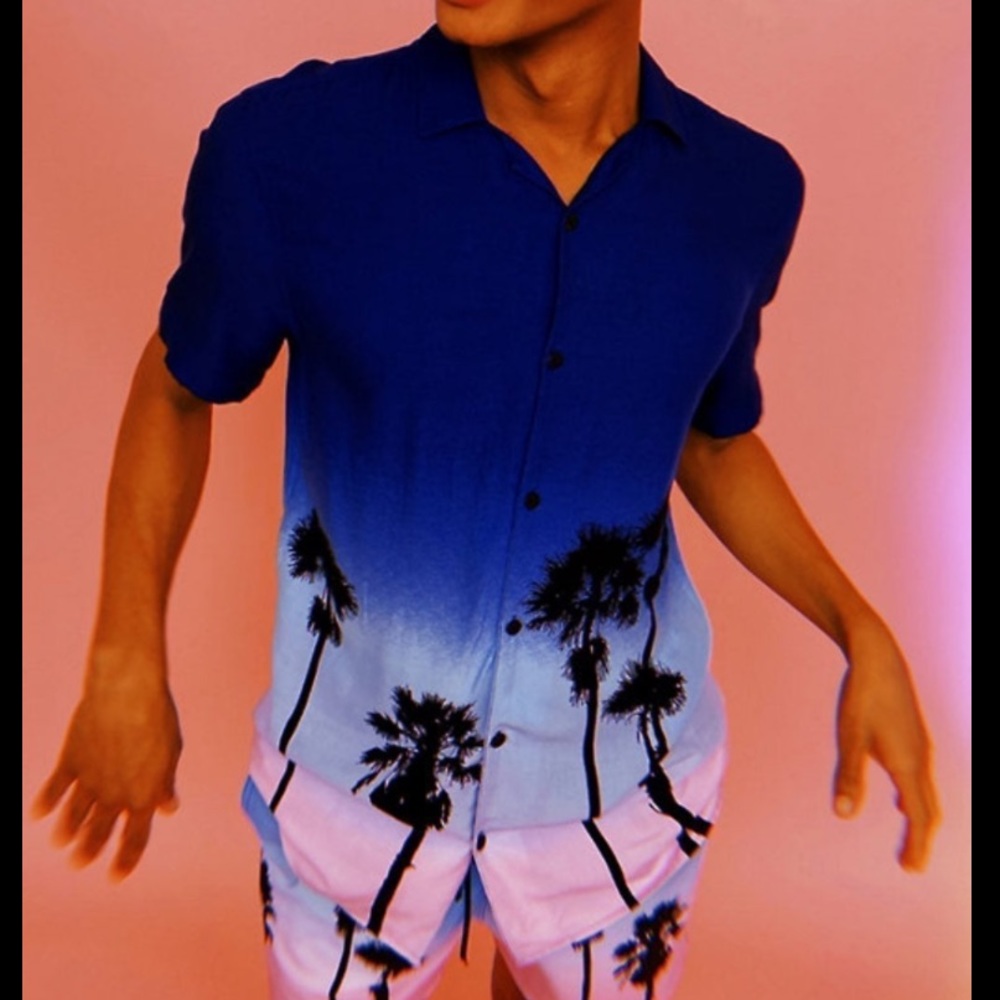 Hollister Tropical Summer Shirt XXL